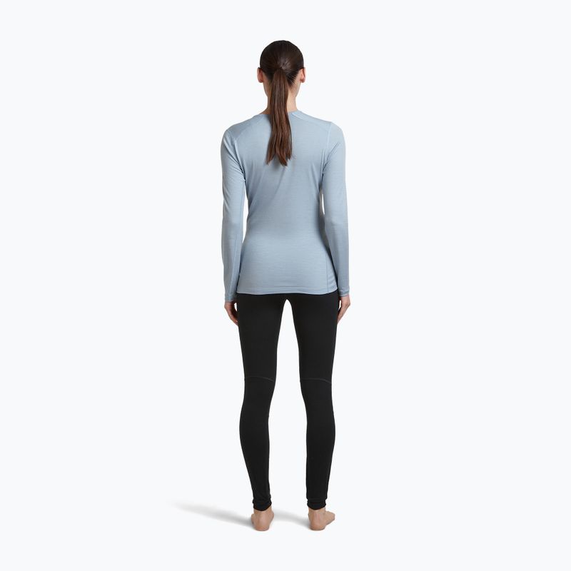 Felpa termica donna Icebreaker 200 Oasis Crewe Zinc Blue 5