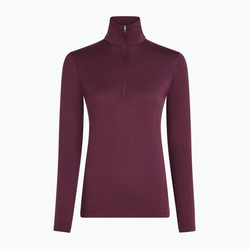 Felpa termica donna Icebreaker 200 Oasis LS Half Zip dark berry 8