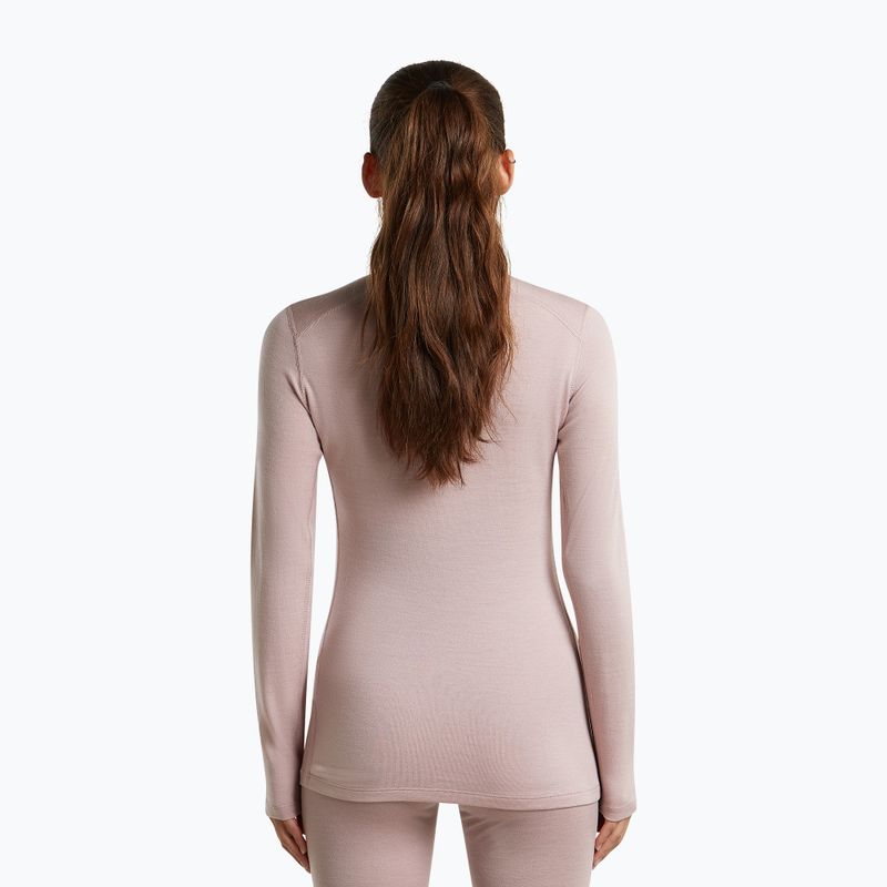 Felpa termica donna Icebreaker 260 Tech Crewe Pink Quartz 3