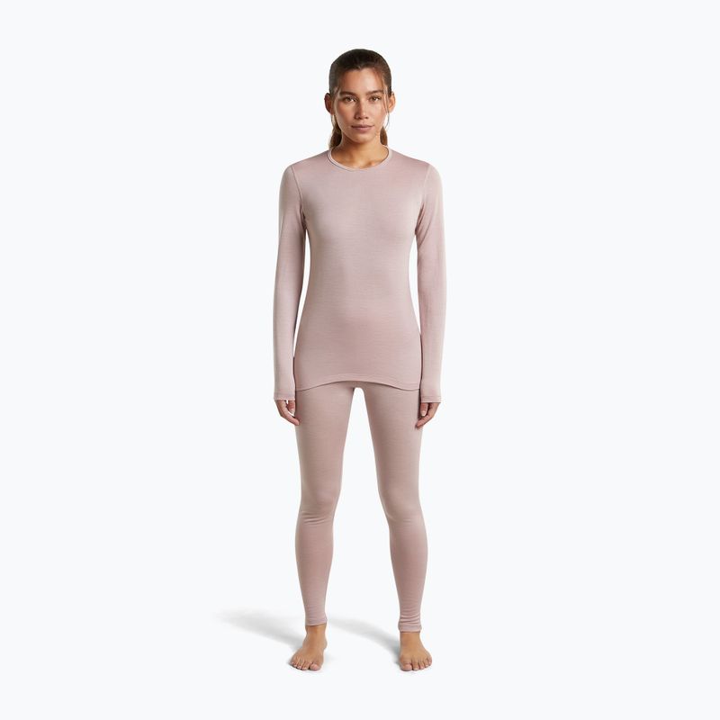 Felpa termica donna Icebreaker 260 Tech Crewe Pink Quartz 4