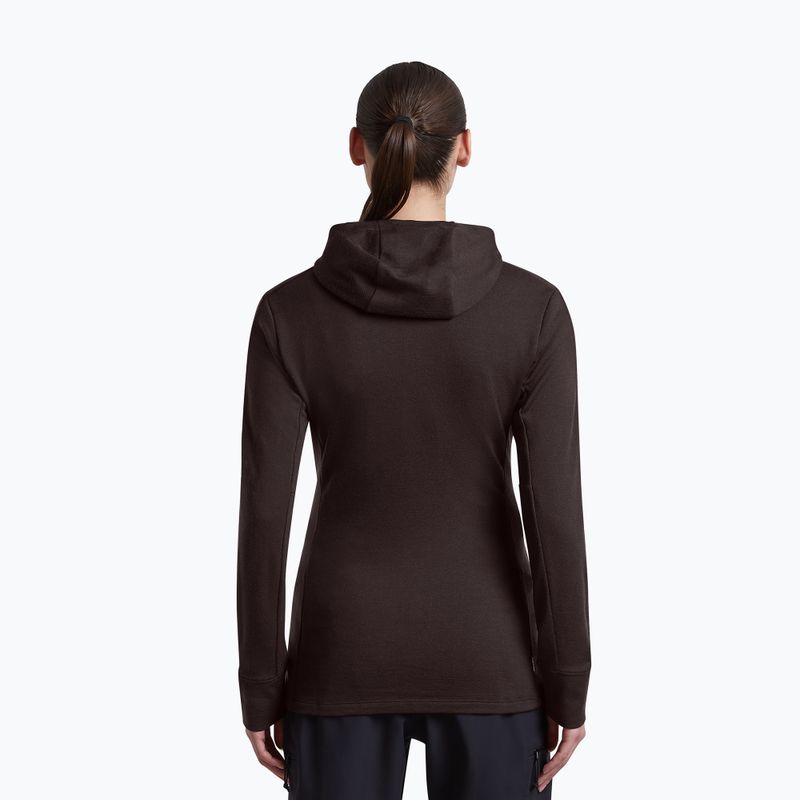 Felpa donna Icebreaker Merino 260 Quantum IV LS Zip Hoodie bittersweet 3