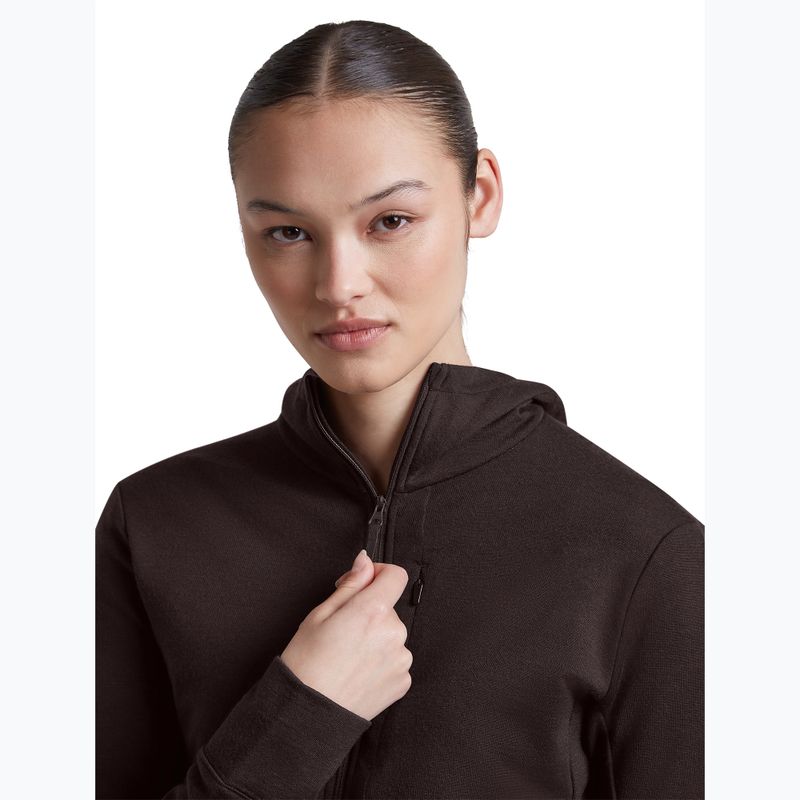 Felpa donna Icebreaker Merino 260 Quantum IV LS Zip Hoodie bittersweet 6