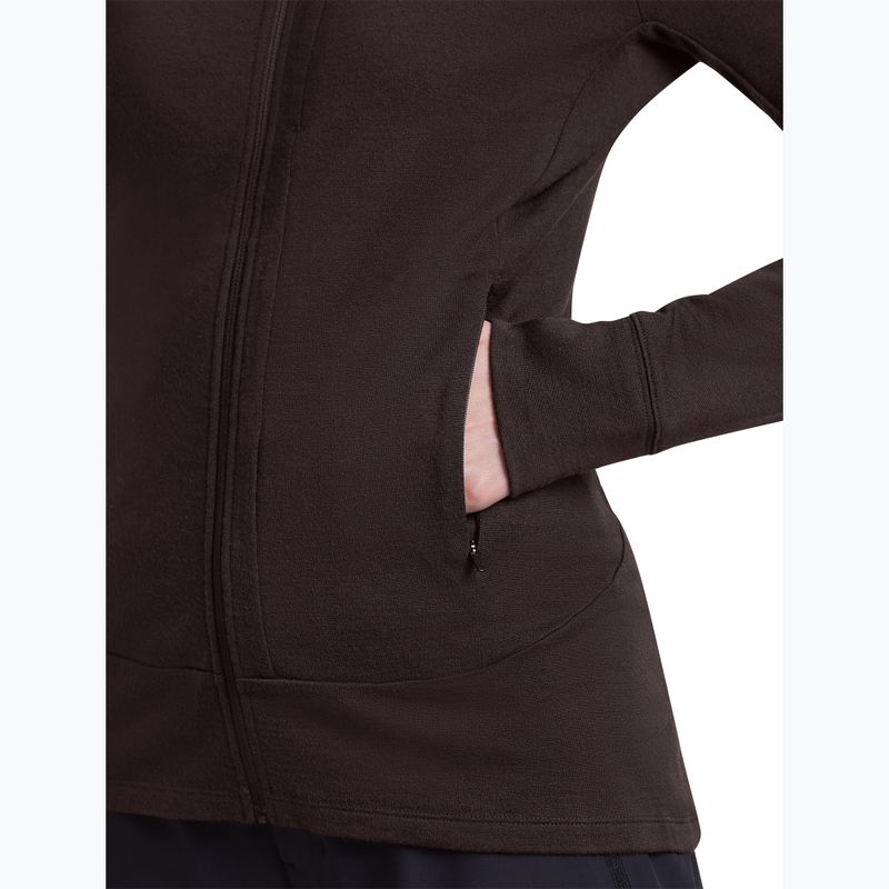 Felpa donna Icebreaker Merino 260 Quantum IV LS Zip Hoodie bittersweet 7