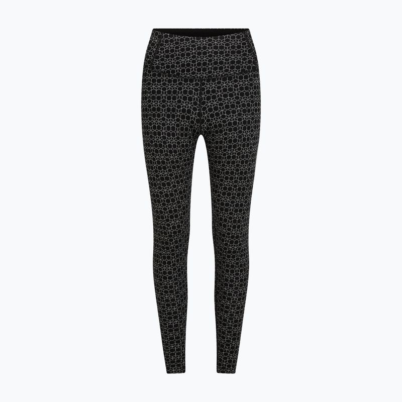 Pantaloni termici da donna icebreaker Merino 260 Tech Vertex High Rise black/snow 5