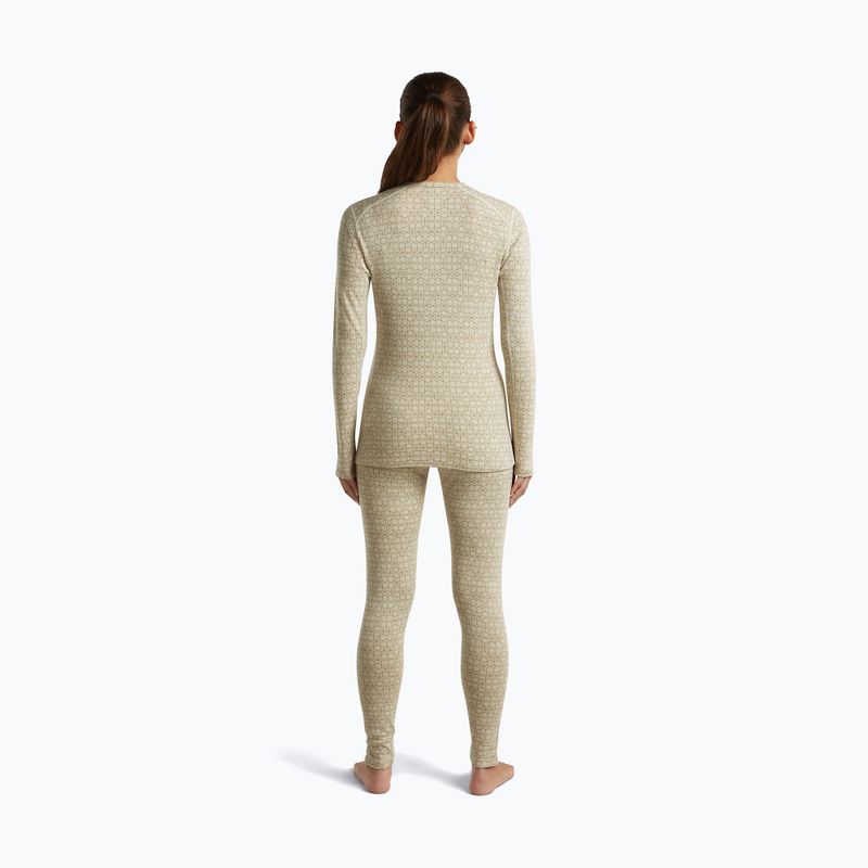 Felpa termica donna Icebreaker Merino 260 Tech Vertex Crewe Undyed/Cumin 4
