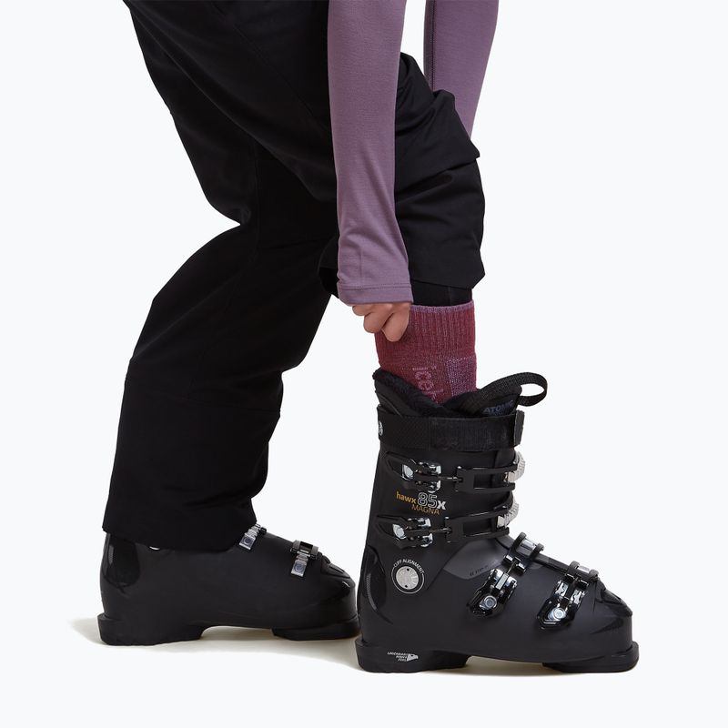 Calze da sci da donna Icebreaker Merino Ski+ Ultralight OTC berry/grey plum/zinc blue 5