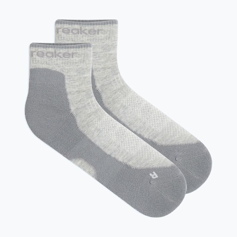 Calze da donna Icebreaker Merino Hike+ Light Mini blizzard heather/alloy