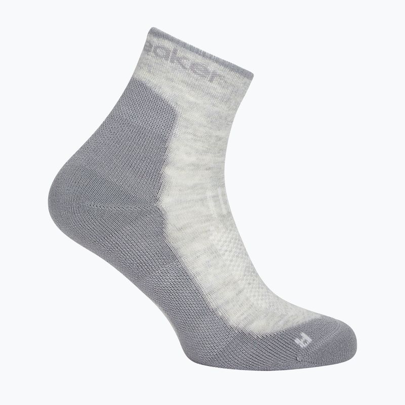 Calze da donna Icebreaker Merino Hike+ Light Mini blizzard heather/alloy 2