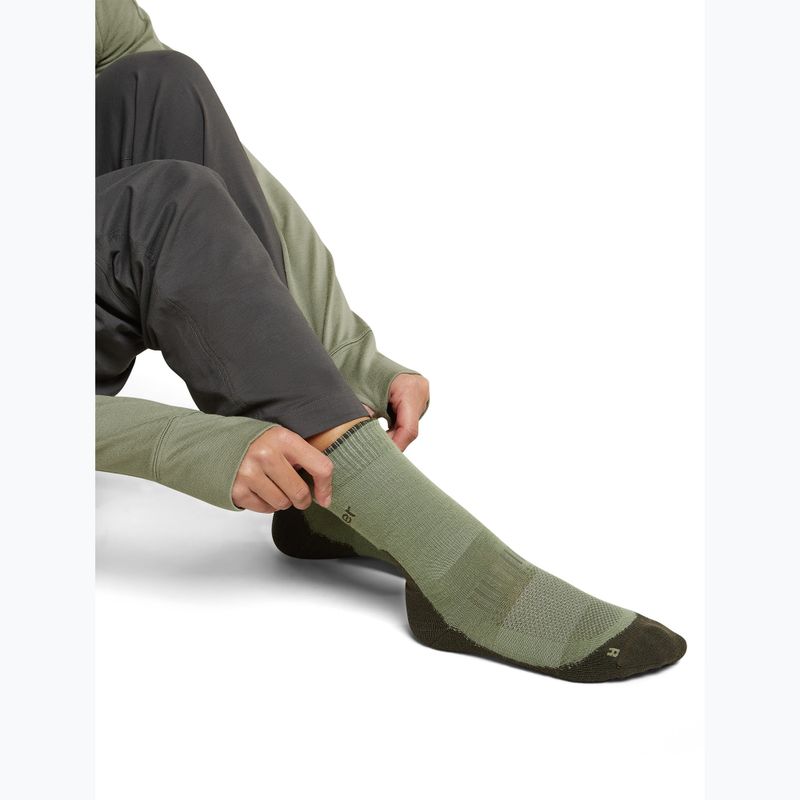 Calze da donna Icebreaker Merino Hike+ Light Crew lichen/dark loden 4