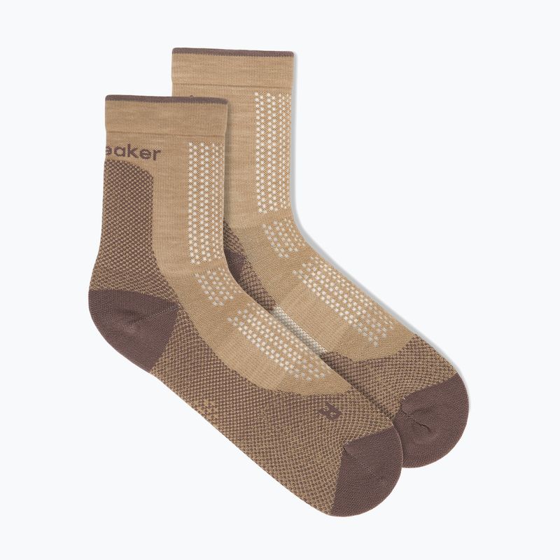 Calze da donna Icebreaker Merino Hike+ Ultralight Quarter pink quartz/porcini 2