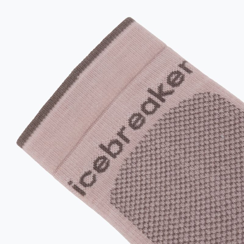 Calze da donna Icebreaker Merino Hike+ Ultralight Quarter pink quartz/porcini 3