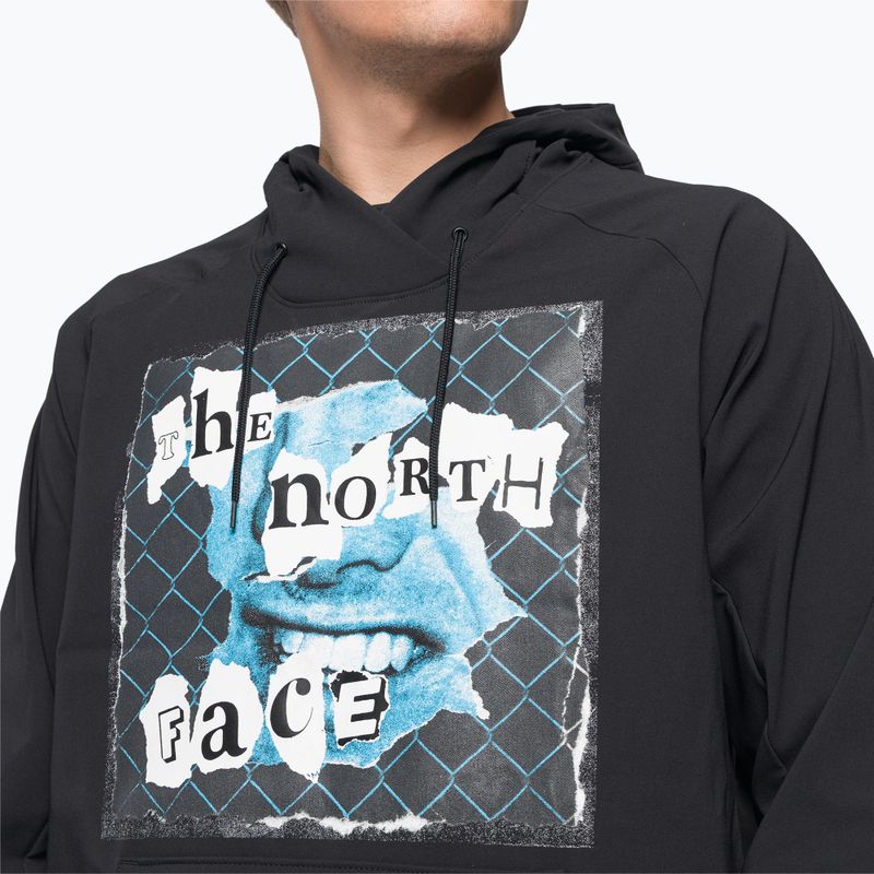 Felpa softshell da uomo The North Face Printed Tekno Hoodie nero/bianco 7