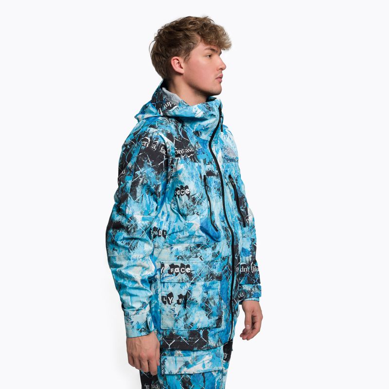 Giacca da snowboard da uomo The North Face Printed Dragline norse blue 3