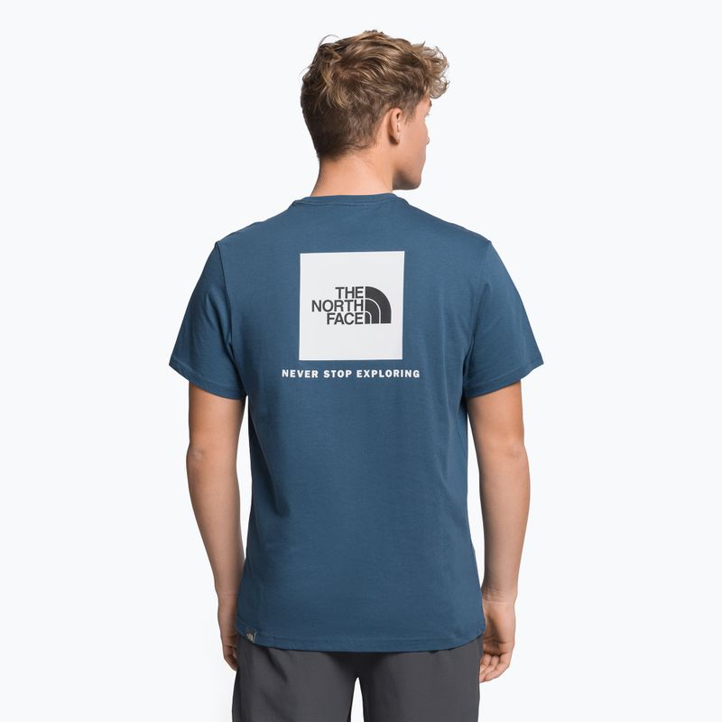 Maglietta uomo The North Face Redbox blu scuro 4