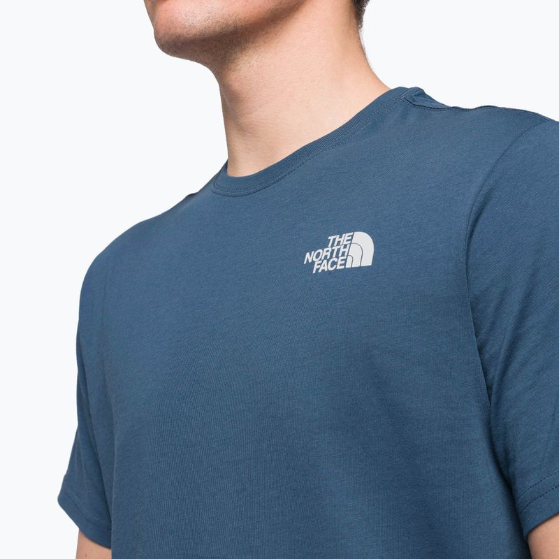 Maglietta uomo The North Face Redbox blu scuro 5