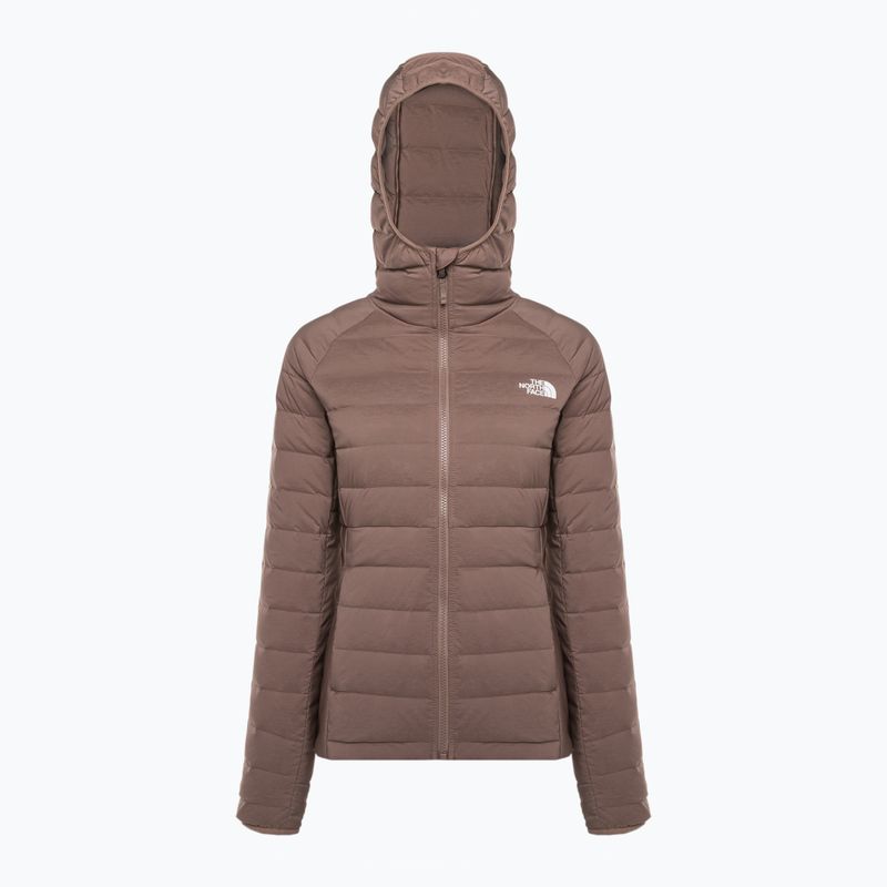 Piumino da donna The North Face Belleview Stretch Down Hoodie grigio intenso 6
