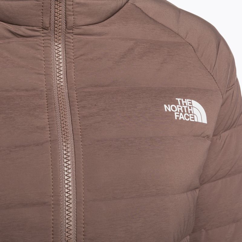 Piumino da donna The North Face Belleview Stretch Down Hoodie grigio intenso 8