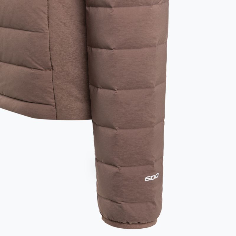 Piumino da donna The North Face Belleview Stretch Down Hoodie grigio intenso 9