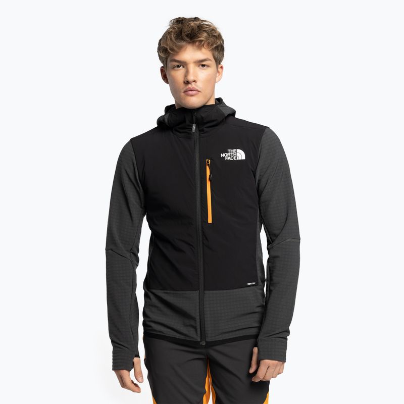 Giacca ibrida da uomo The North Face Dawn Turn Hybrid Ventrix Midlayer grigio asfalto/nero