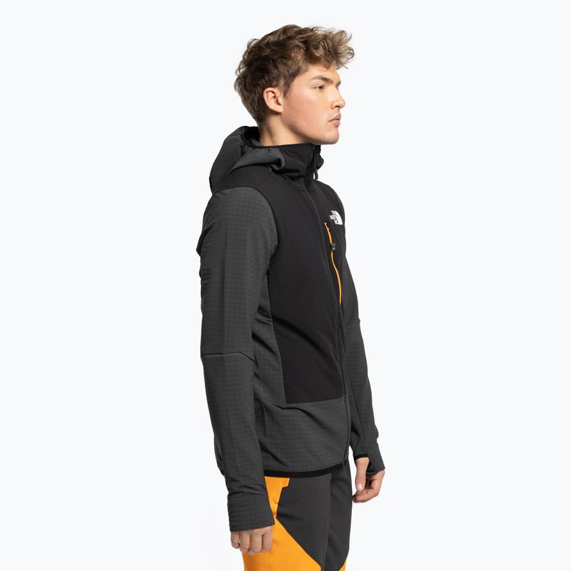 Giacca ibrida da uomo The North Face Dawn Turn Hybrid Ventrix Midlayer grigio asfalto/nero 3