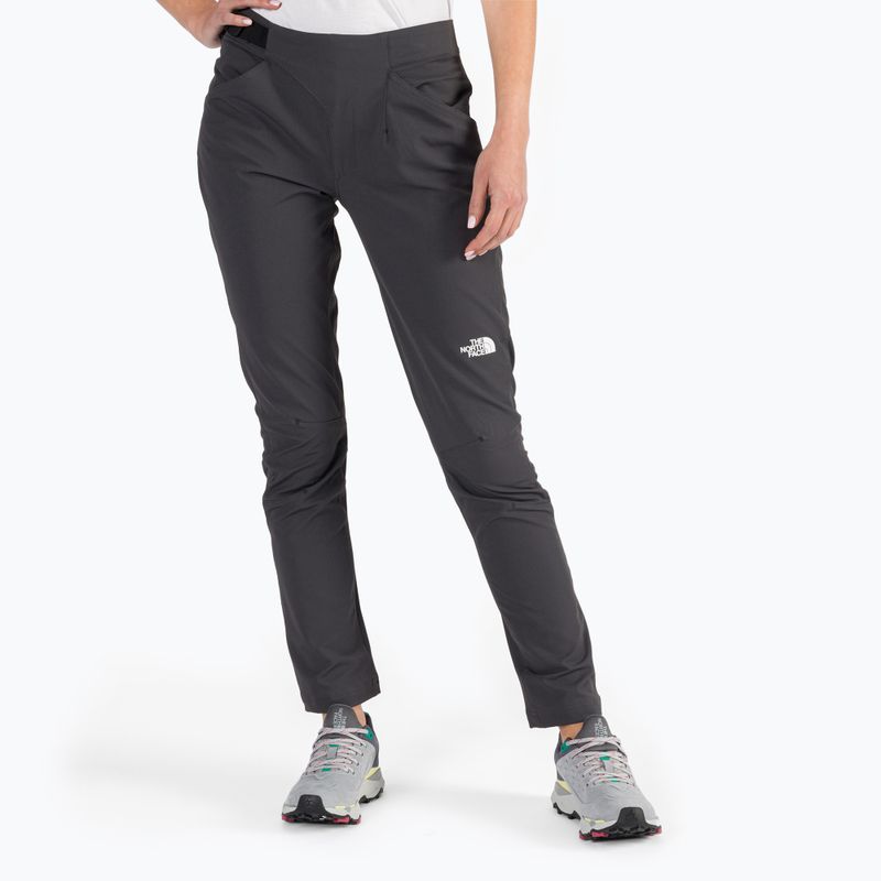 Pantaloni trekking donna The North Face AO Winter Slim Straight grigio asfalto