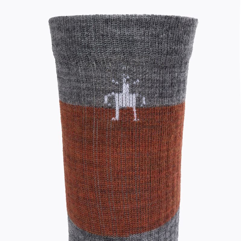 Smartwool Everyday Blocked Stripe Crew calzini da trekking grigi SW001940052 3