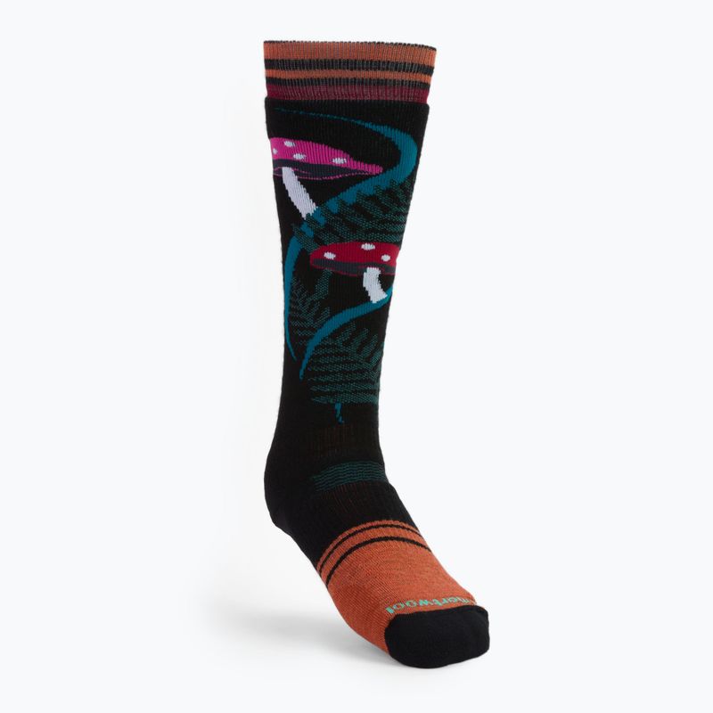 Calze da snowboard da donna Smartwool Snowboard Full Cushion Fungi Fabulous OTC nero SW001868001