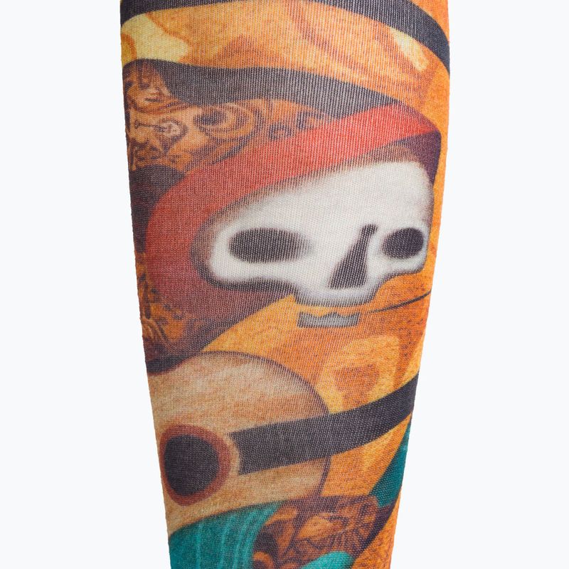 Calzini Smartwool Ski Zero Cushion Memory Quilt Print OTC arancione da uomo SW001917150 3
