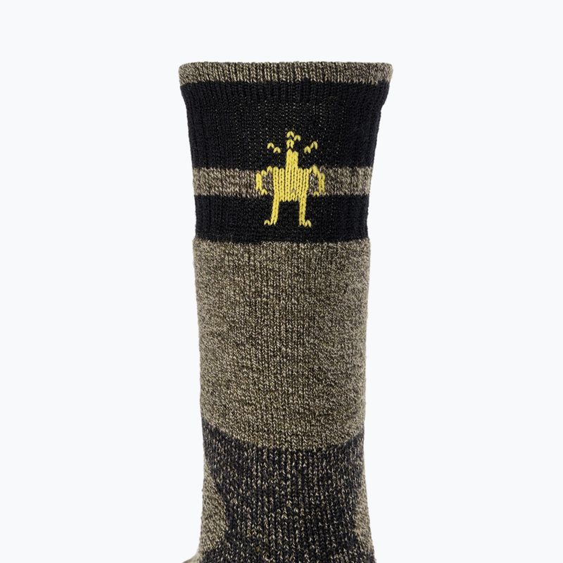 Smartwool Mountaineer Max Cushion Tall Crew calze da trekking in oliva militare 3