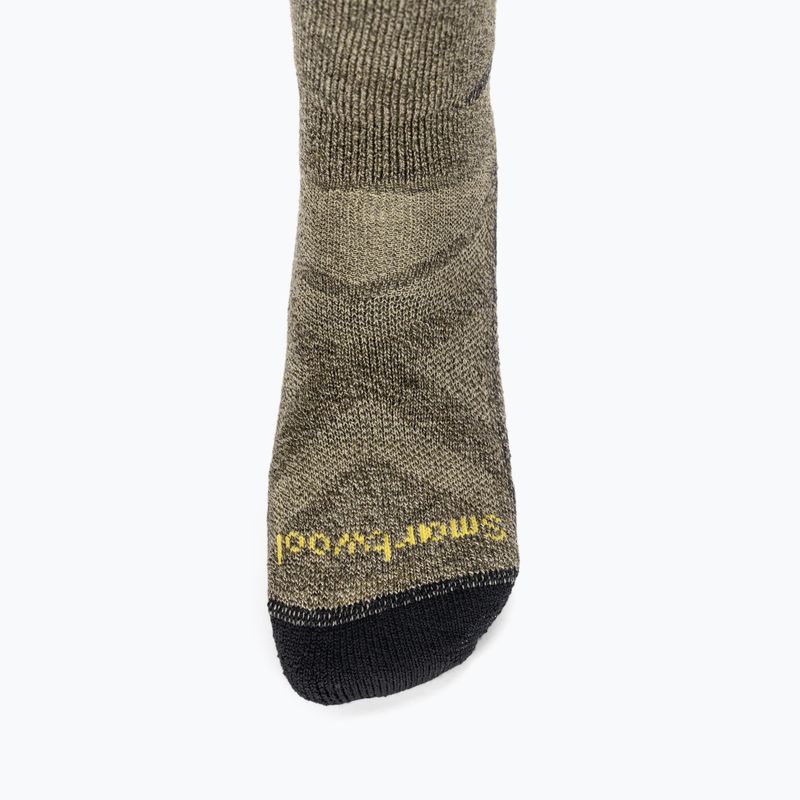 Smartwool Mountaineer Max Cushion Tall Crew calze da trekking in oliva militare 4
