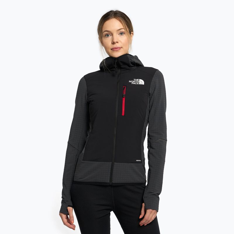 The North Face Dawn Turn Hybrid Ventrix Midlayer giacca da donna grigio asfalto/nero