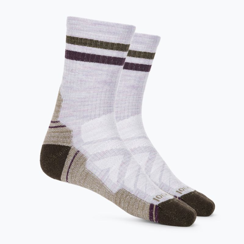 Calze da trekking da donna Smartwool Hike Light Cushion Tube Stripe Crew purple eclipse