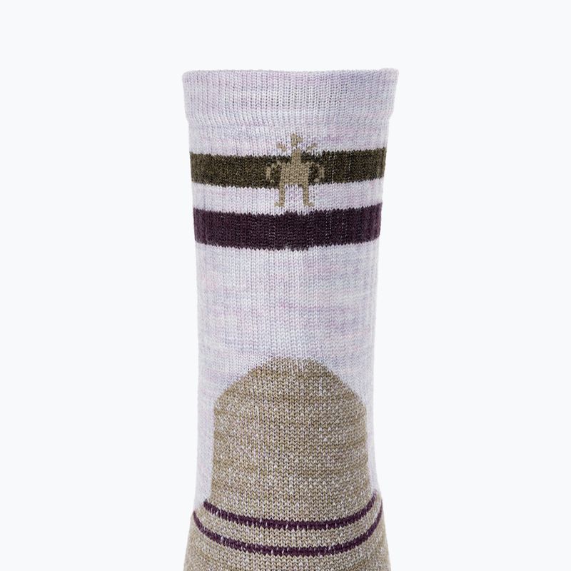 Calze da trekking da donna Smartwool Hike Light Cushion Tube Stripe Crew purple eclipse 3