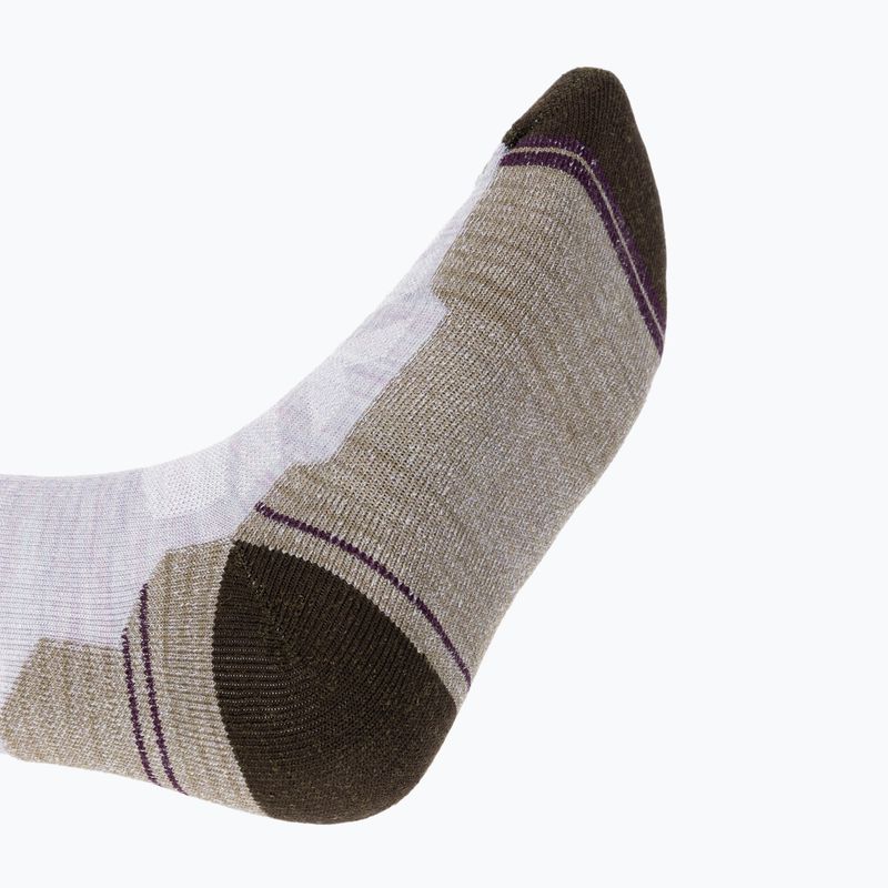 Calze da trekking da donna Smartwool Hike Light Cushion Tube Stripe Crew purple eclipse 5