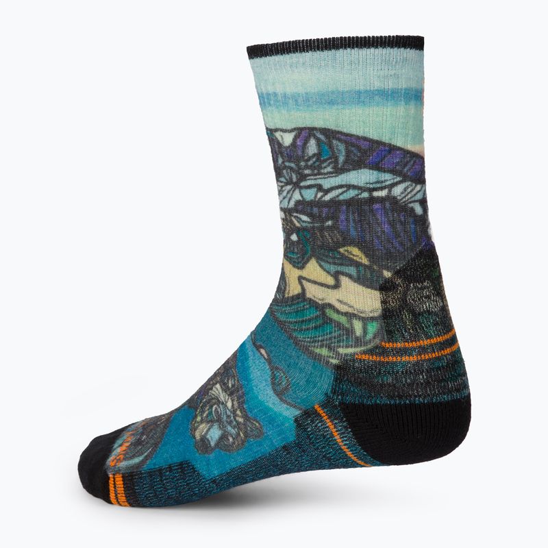 Calze da trekking donna Smartwool Hike Light Cushion Icy Range Print Crew colorate SW001988150 2