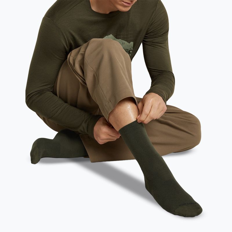 Calze da uomo Icebreaker Lifestyle Fine Gauge Crew dark loden 4
