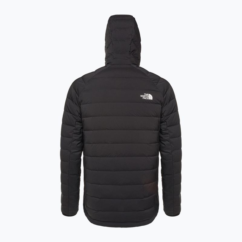 Piumino da uomo The North Face Belleview Stretch Down Hoodie nero 2