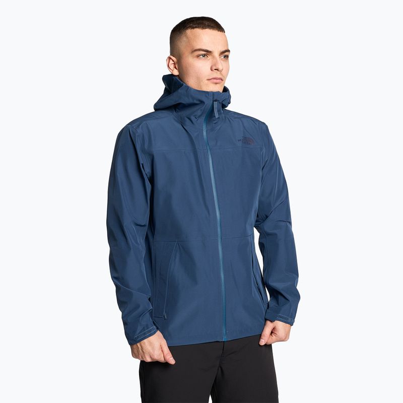 Giacca da pioggia da uomo The North Face Dryzzle Futurelight blu scuro