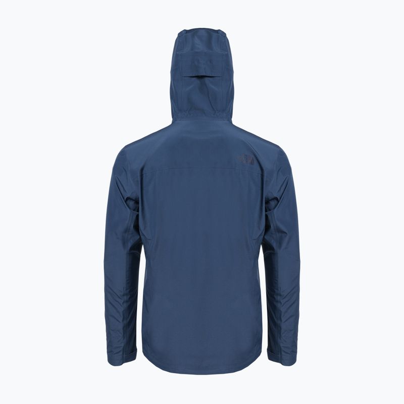 Giacca da pioggia da uomo The North Face Dryzzle Futurelight blu scuro 6