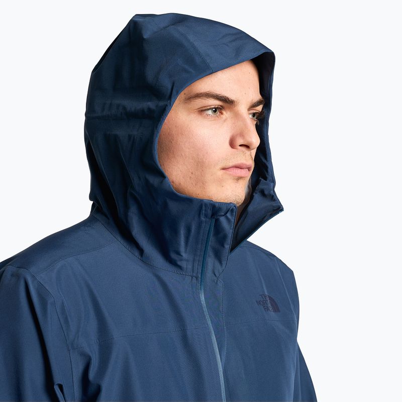 Giacca da pioggia da uomo The North Face Dryzzle Futurelight blu scuro 3