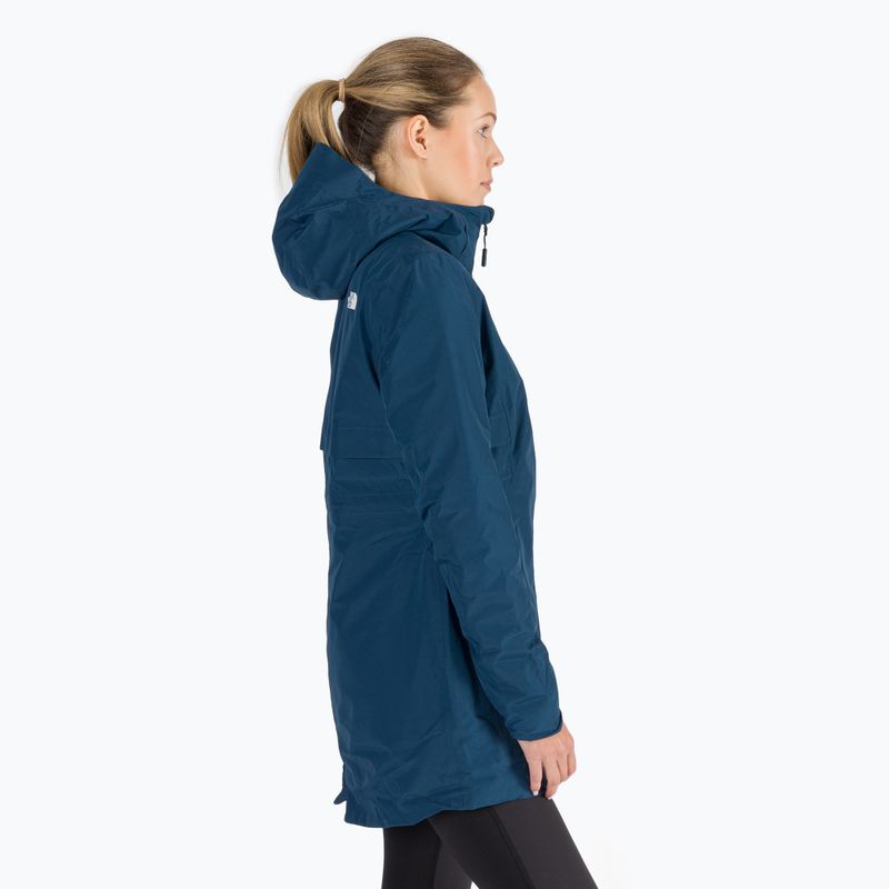 Giacca invernale da donna The North Face Hikesteller Insulated Parka blu ombroso/marino intenso 3