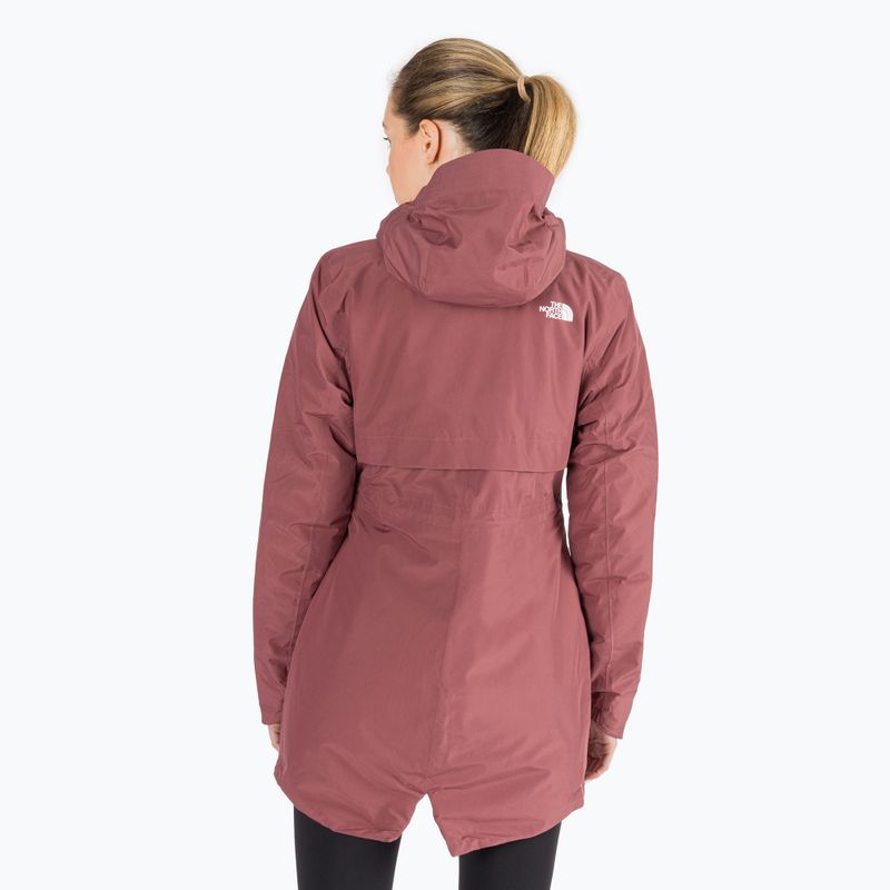 Giacca invernale donna The North Face Hikesteller Insulated Parka zenzero selvatico/lavanda nebbia 4