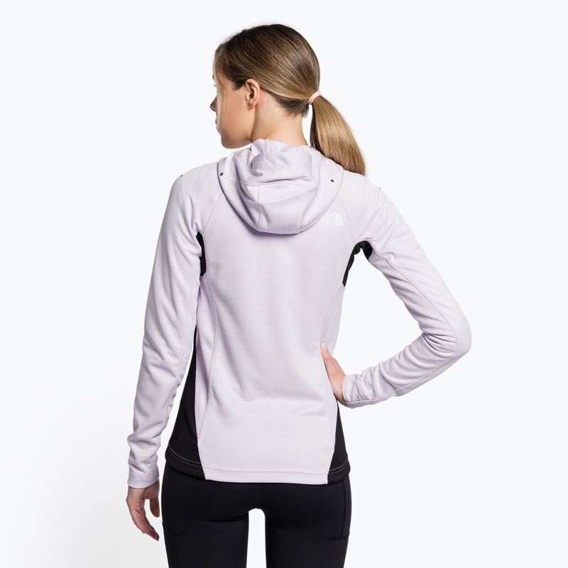 Felpa da trekking da donna The North Face AO Midlayer FZ Hoodie lavanda nebbia/erica bianca/nero 4