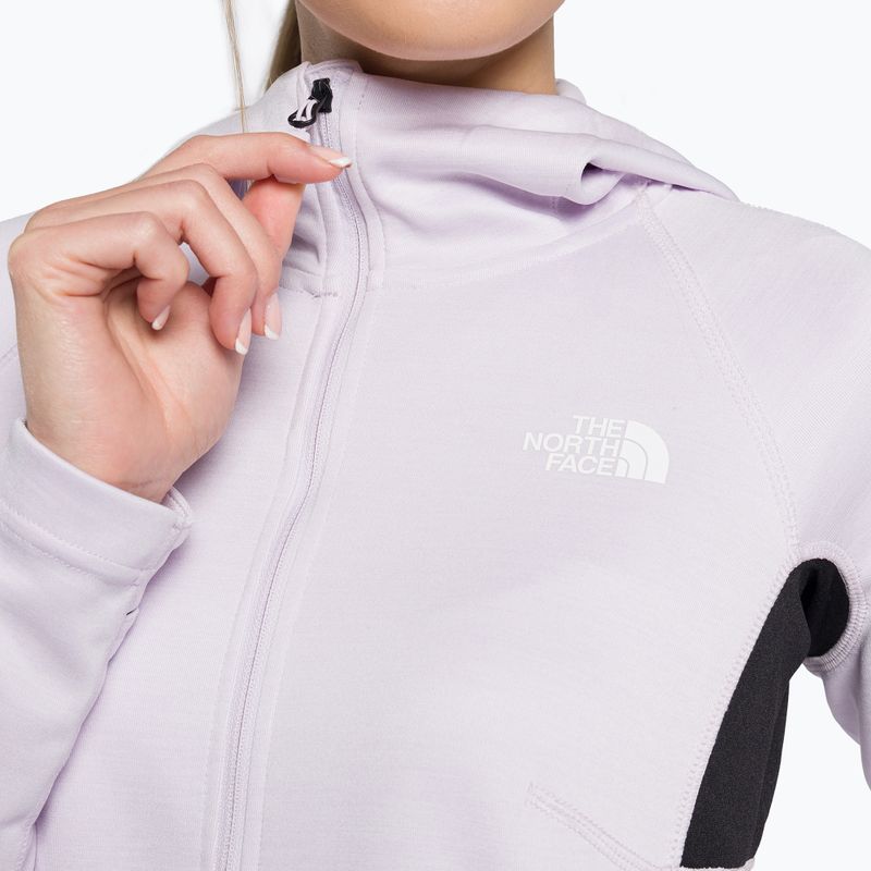 Felpa da trekking da donna The North Face AO Midlayer FZ Hoodie lavanda nebbia/erica bianca/nero 6