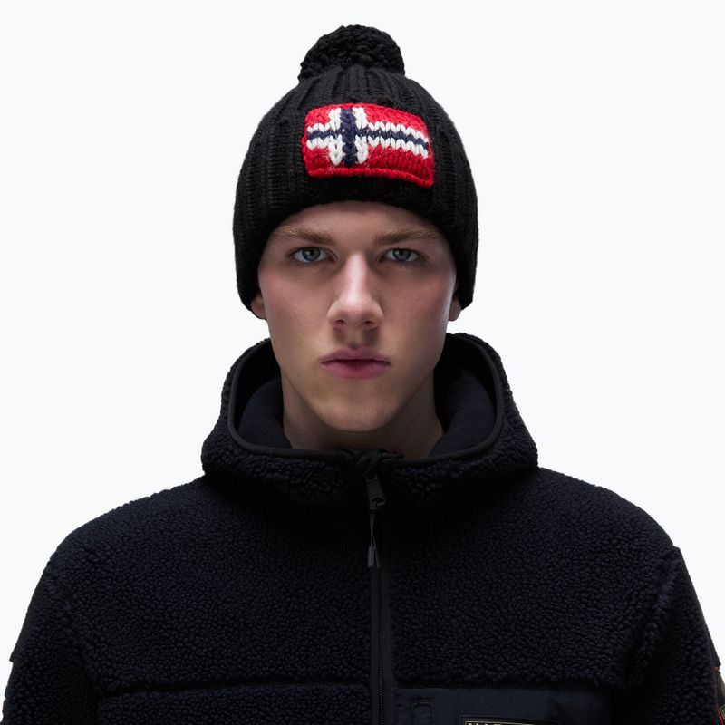 Berretto invernale da uomo Napapijri Semiury 5 nero 4