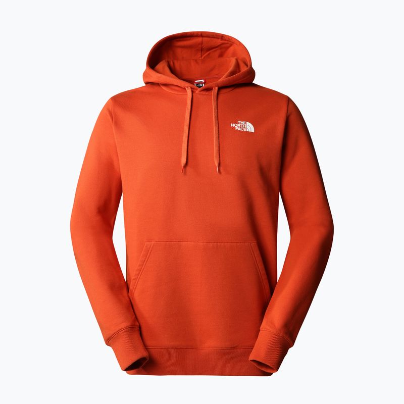 Felpa da trekking da uomo The North Face Outdoor Graphic Hoodie Bronzo chiaro arrugginito