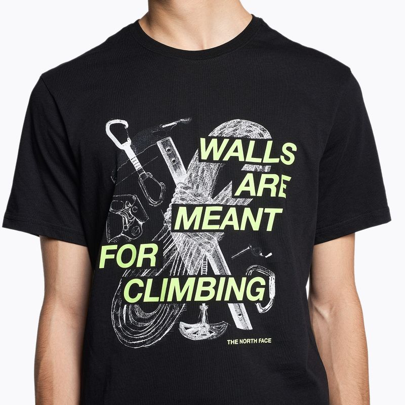 Maglietta da trekking da uomo The North Face Outdoor Graphic nero 3