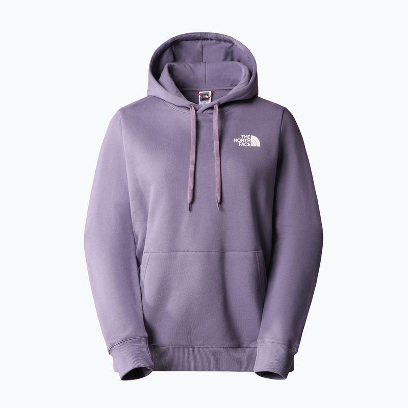 Felpa da trekking da donna The North Face Outdoor Graphic Hoodie Ardesia lunare chiara