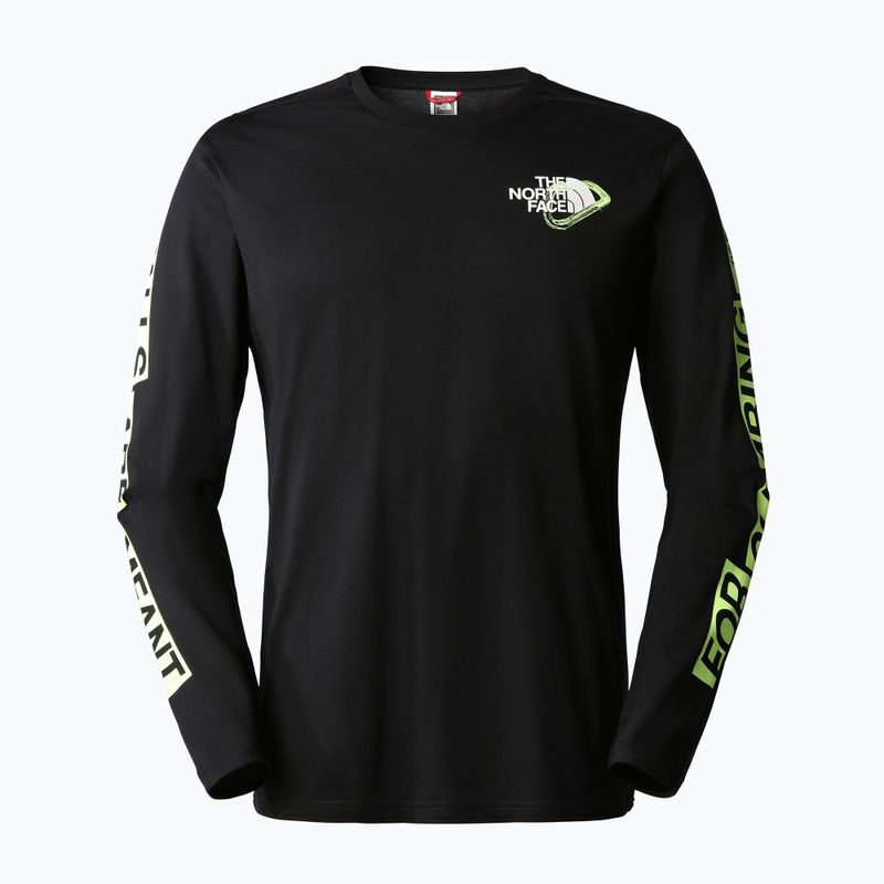 Maniche lunghe trekking da uomo The North Face Outdoor Graphic nero