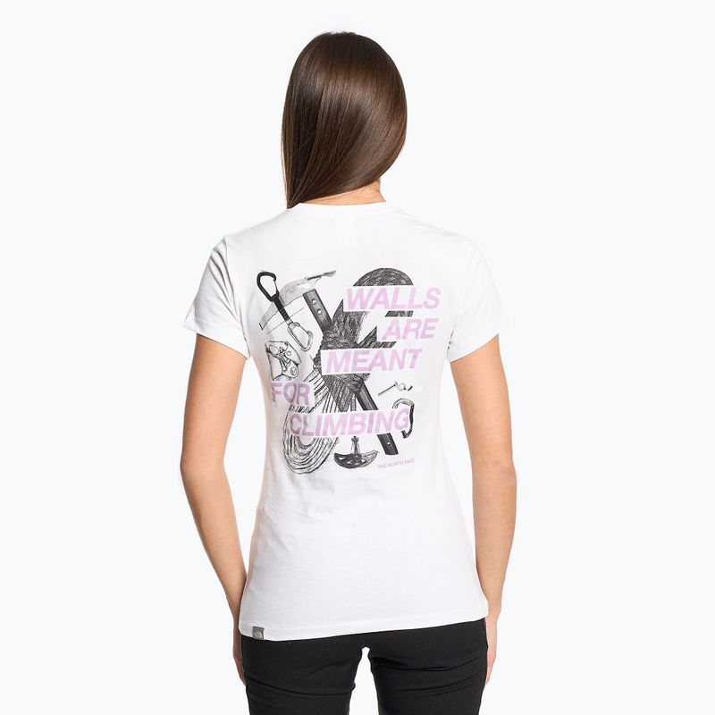Maglietta trekking donna The North Face Outdoor Graphic bianco 2